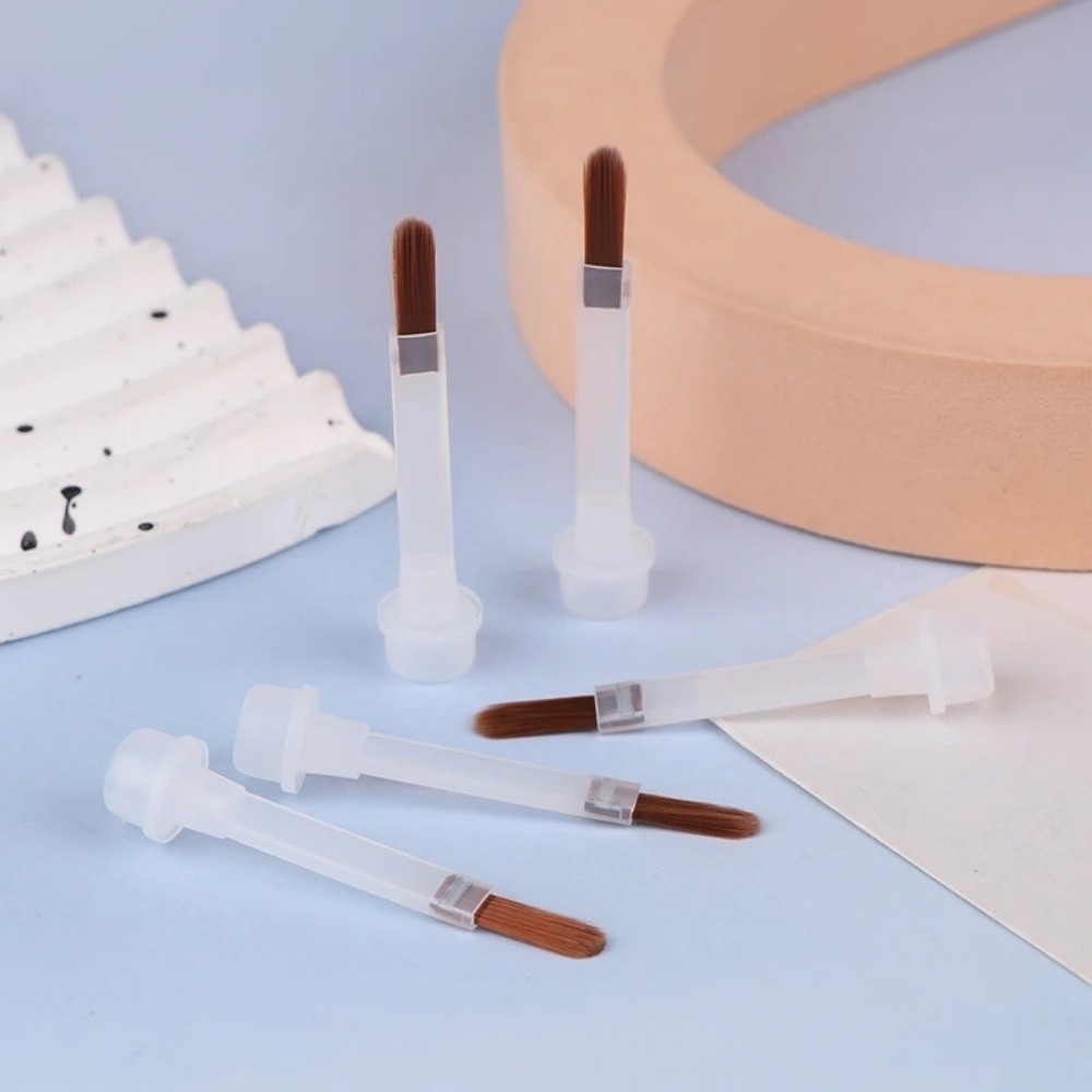 Nail Fan Brush - 10Pcs Disposable Nail Polish Brush Detachable