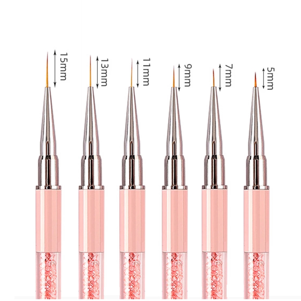 Nail Fan Brush - Line Nail Art Brush Manicure Tools