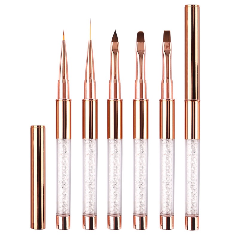 Nail Fan Brush - NEW 1/5 PCS Nail Brush for