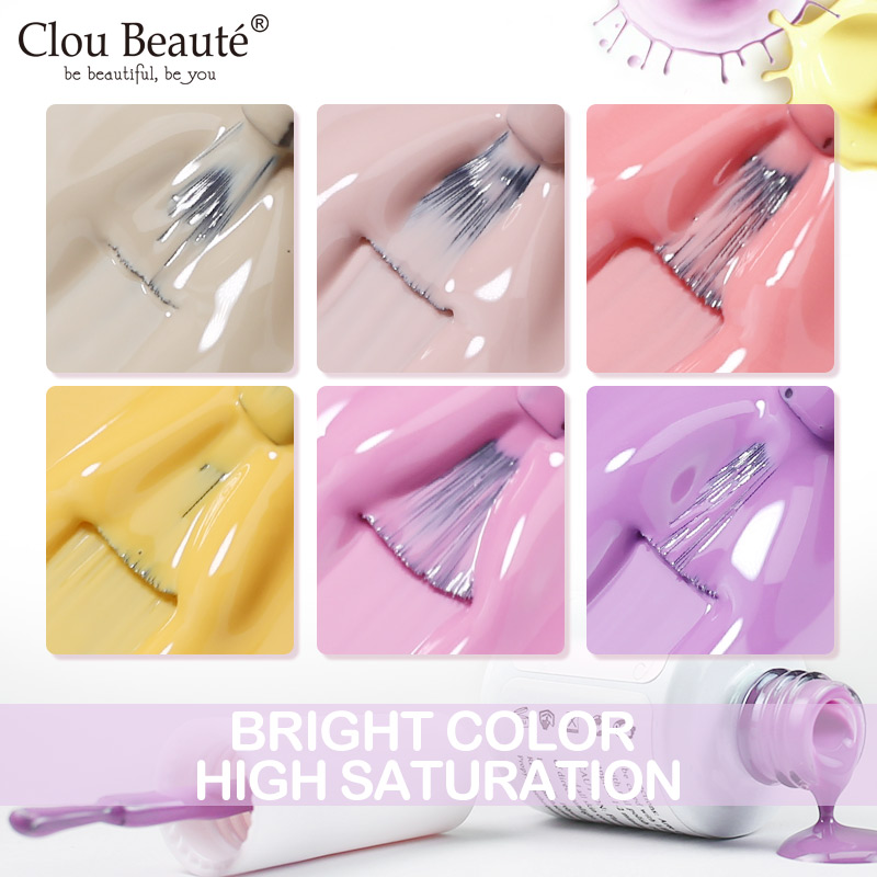 Clou Beaute Bright Yellow Neon - Nail Art Natural Pink 评论和价格