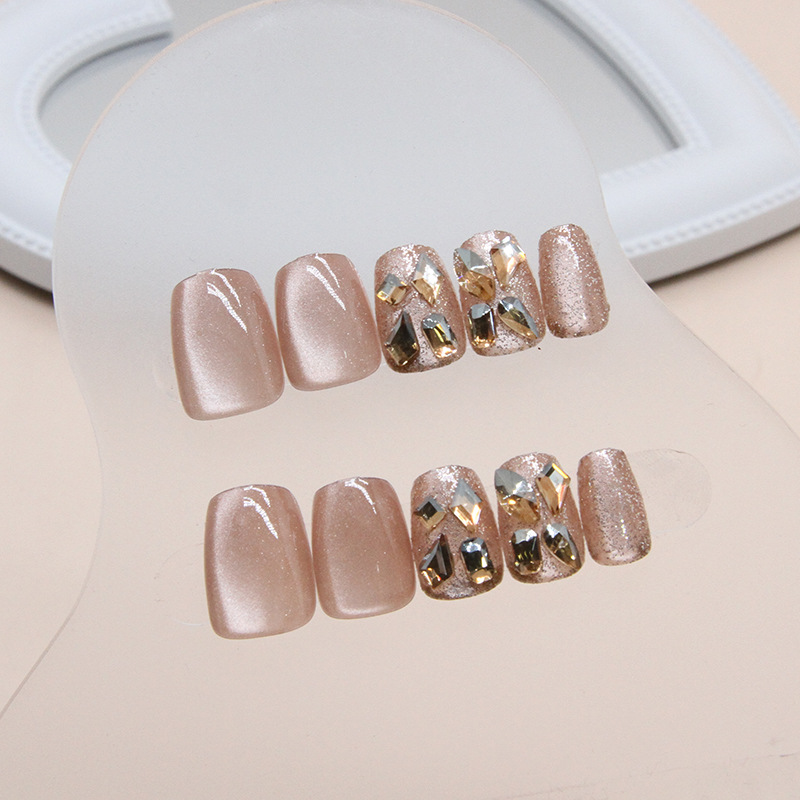 24Pcs Cat's Eye Handmade Fake  - Nail Art Glitter 评论和价格