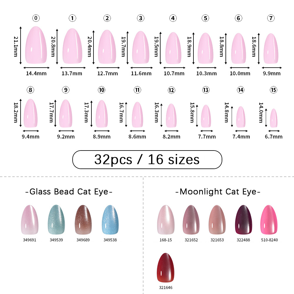 VITAGWX 32pcs Press on Nails A - Nail Art Glitter 评论和价格