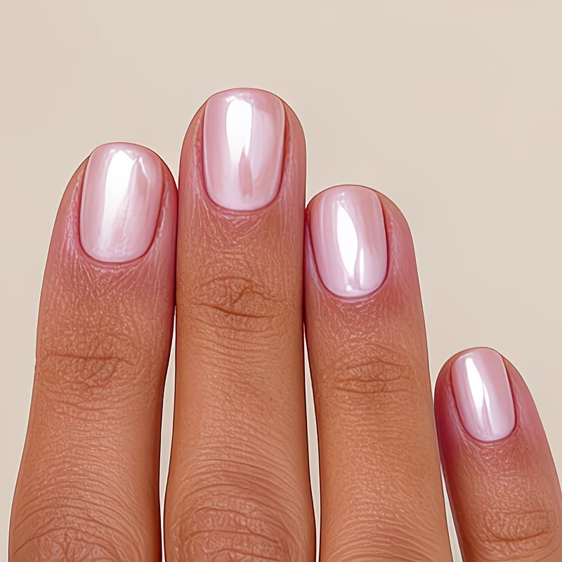Pink Mother-Of-Pearl Enhancer  - Nail Art Natural Pink 评论和价格