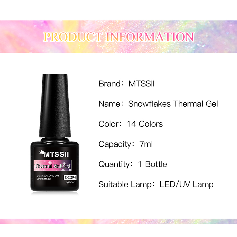 7ml Mtssii Snow Glitter Therma - Nail Art Ombre Glitter 评论和价格