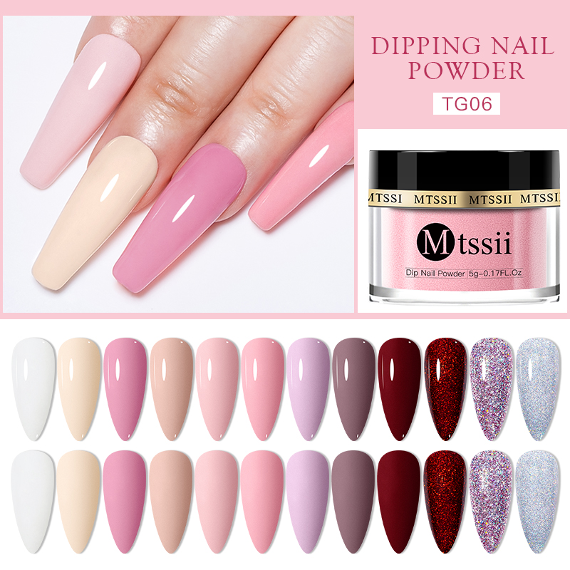 Mtssii 5g/10g Nude Pink Dippin - Nail Art Natural Pink 评论和价格