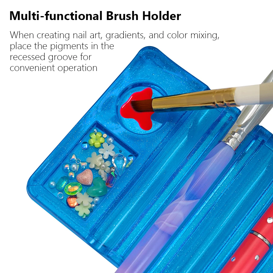 Acrylic Multi-purpose Nail Art - Nail Fan Brush 评论和价格