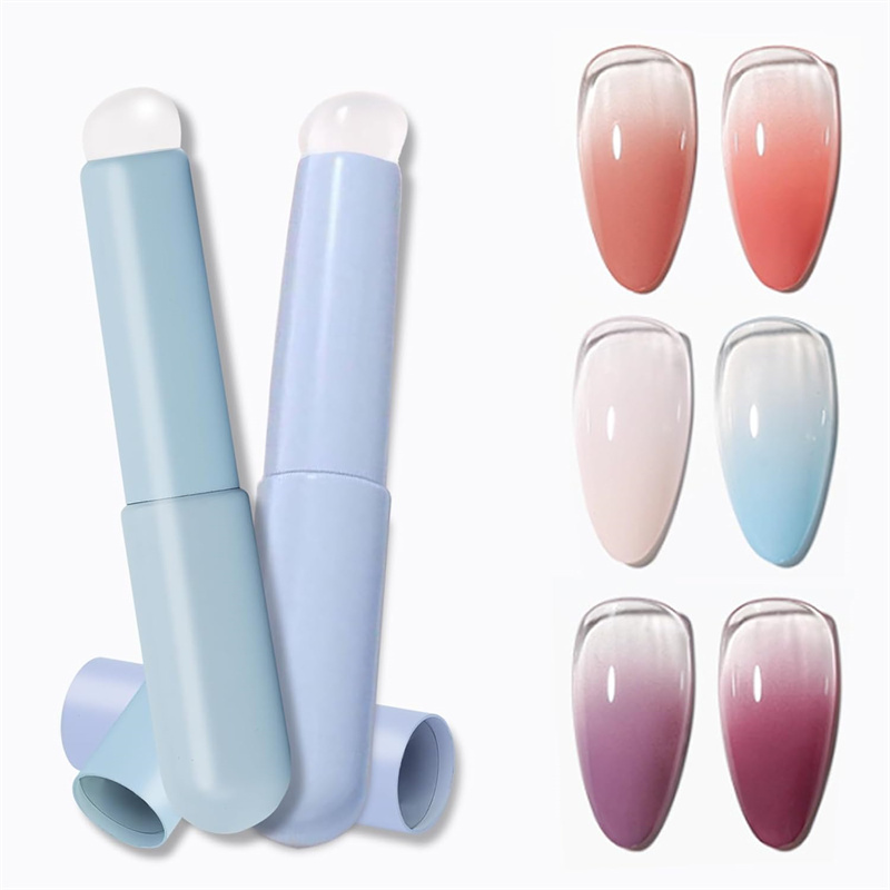 2pcs Nail Art Silicone Head Na - Nail Art Ombre Glitter 评论和价格