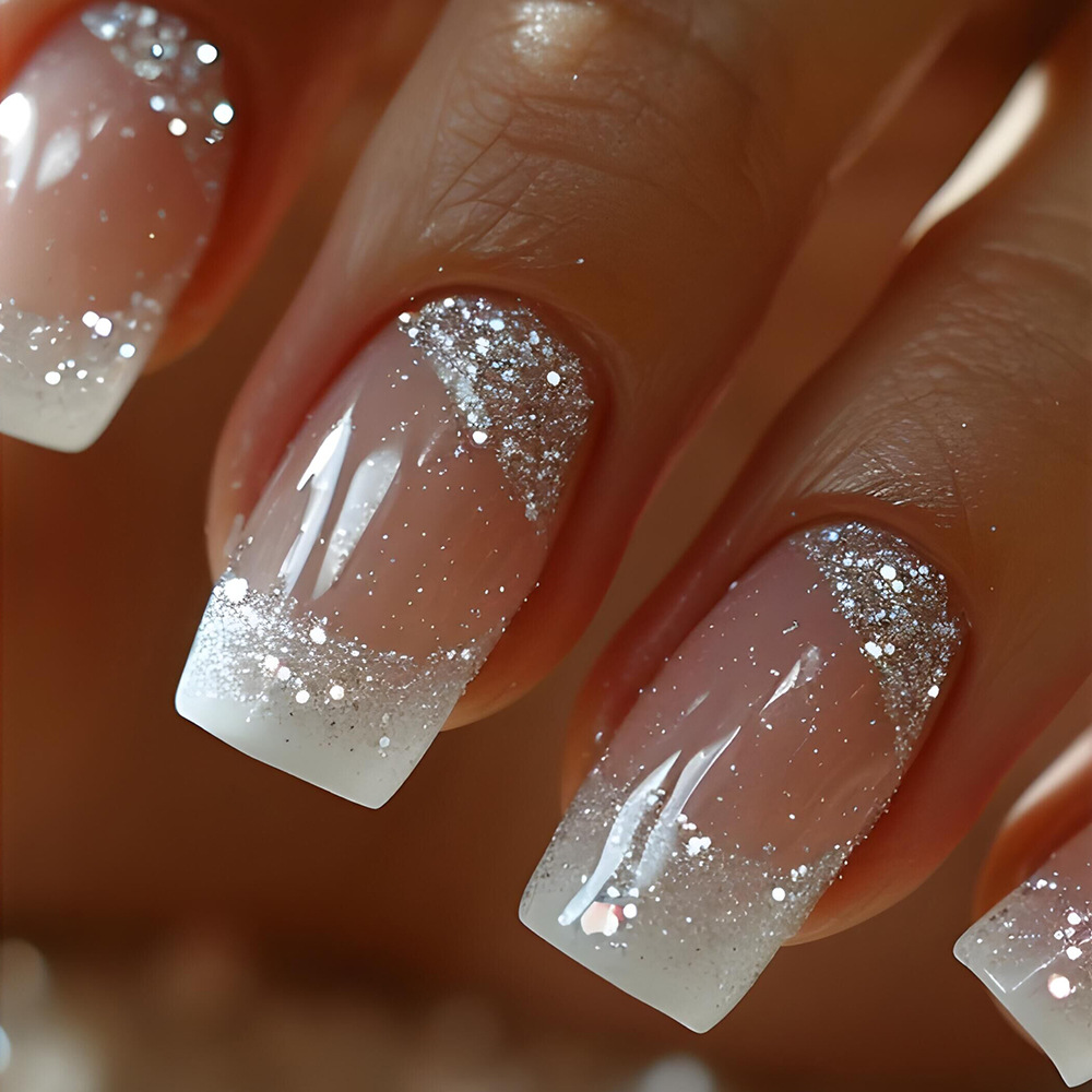 24pcs/set Medium Square fake n - Nail Art Glitter 评论和价格