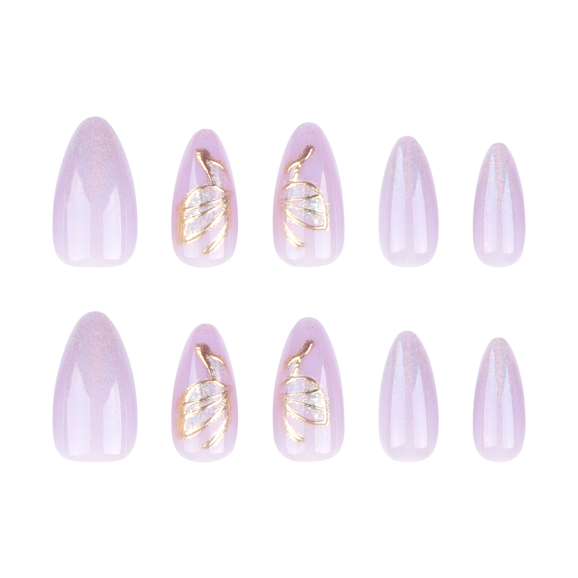 Butterfly Press on Nails Short - Nail Art Glitter 评论和价格
