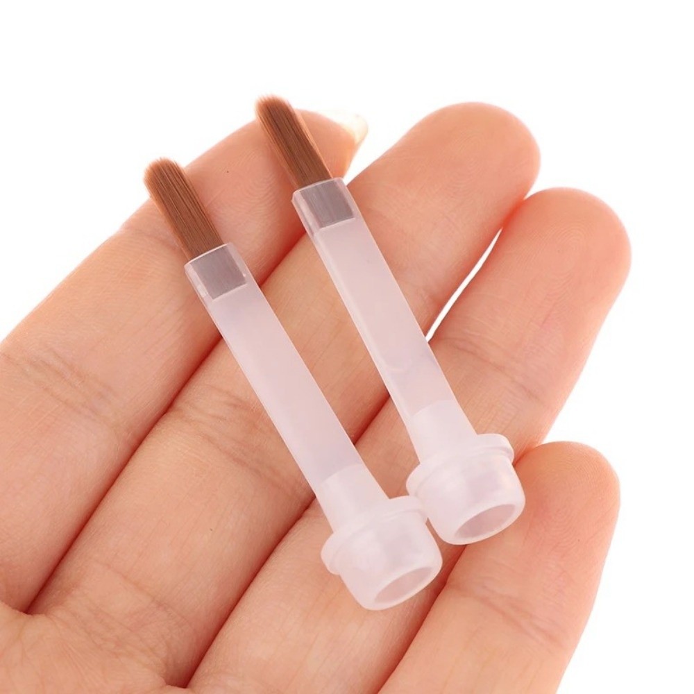 10Pcs Disposable Nail Polish B - Nail Fan Brush 评论和价格
