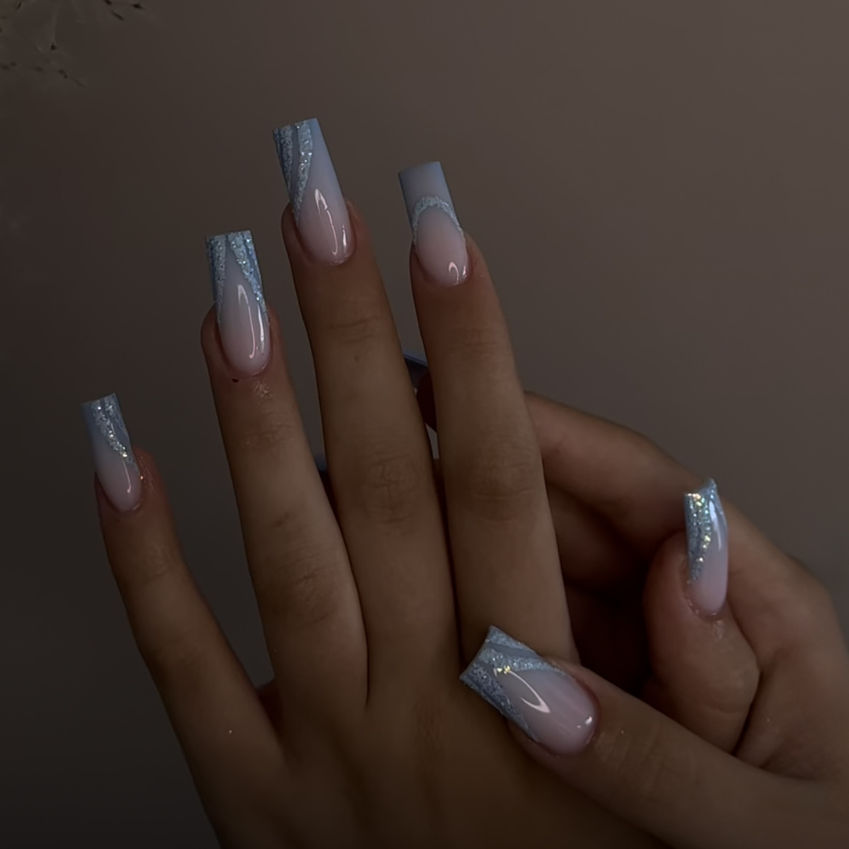 24pcs Long Square Purple False - Nail Art Flower 评论和价格