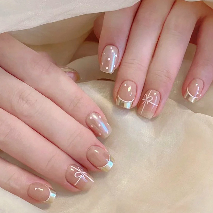 Short Square fake nails for wo - Nail Art Red 评论和价格