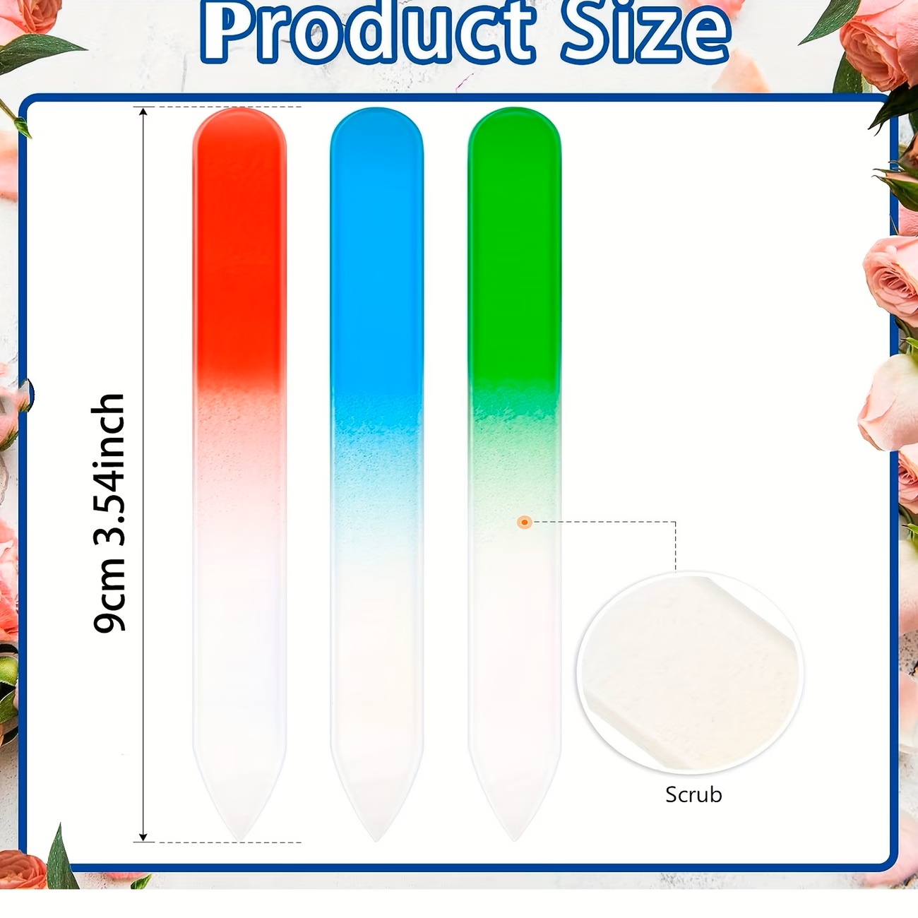 6pcs Crystal Glass Nail Files  - Nail Art Xl 评论和价格