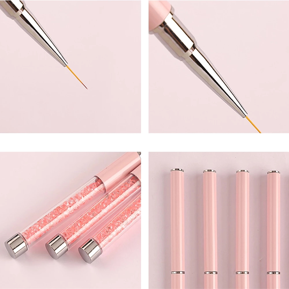 Line Nail Art Brush Manicure T - Nail Fan Brush 评论和价格