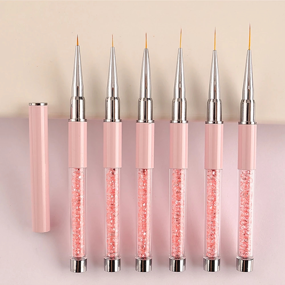 Line Nail Art Brush Manicure T - Nail Fan Brush 评论和价格