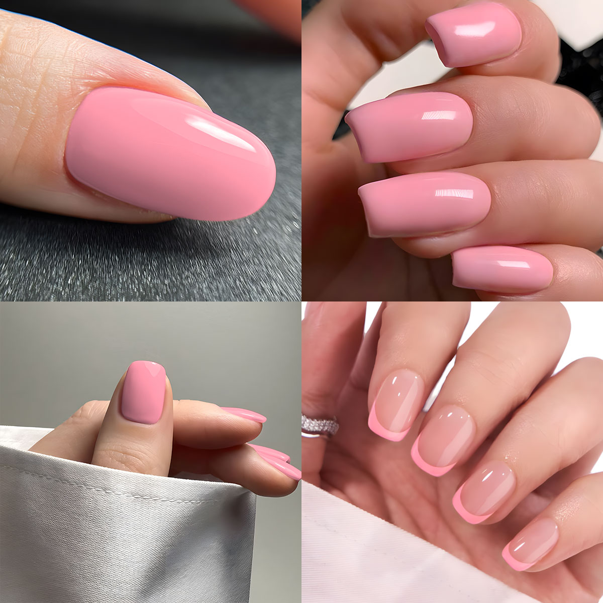 VOKY four-piece nude pink crea - Nail Art Natural Pink 评论和价格